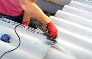 Slate roof repair