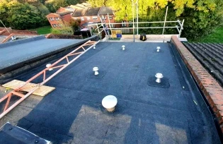 Pitched roof aerator repair